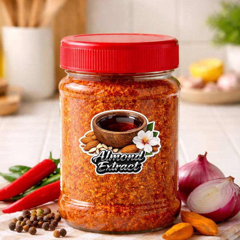 Waterproof 3D Spice Stickers Bundle PNG SVG | Realistic Kitchen ...