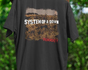 System Of A Down Toxicity T-Shirt, SOAD Band Shirt, Vintage Metal Tee, Nu Metal Graphic Shirt, Rock Band Merch, Gift for Fans