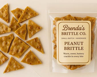 Cacahuete crujiente casero – Fresco, lote pequeño – Bolsa de 10 oz