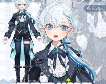 Yuki Base Male VTuber Model | Ready to Use Live2D (Vtube Studio)