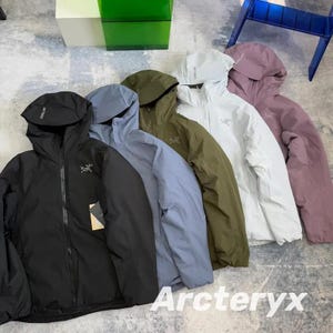 Veste à capuche Arcteryx Solano pour hommes, veste de ski et de snowboard isolée