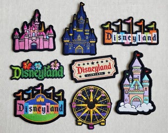 Embroidered Disneyland Mickey Fun Wheel Patches, Disneyworld Iron on Patch, Disney Gifts for Kids, Backpack Jacket Hat Uniforms Patch