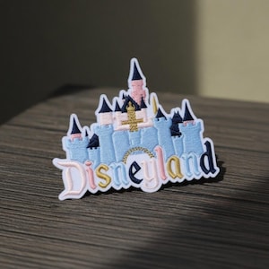 Disney Princess Castle Embroidered Patches, Disneyworld Iron on Patch, Disneyland Patch, Disney Trip Gift, Jacket Backpack Uniform Hat Patch