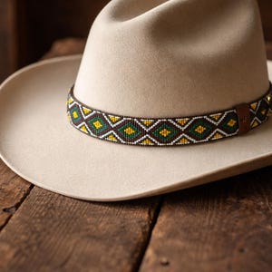5963 Huichol Foldable Hat | Lightweight Travel Cowboy With Embroidered Band The Huichol – Meshika Hats main image 2