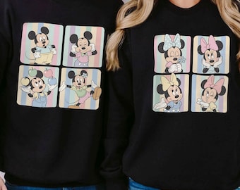 Retro Mickey Minnie Mouse-shirts, Disney Magic Kingdom-shirt, Mickey en Minnie Mouse-reisshirt, familievakantie-shirt, Disney-shirt 2026