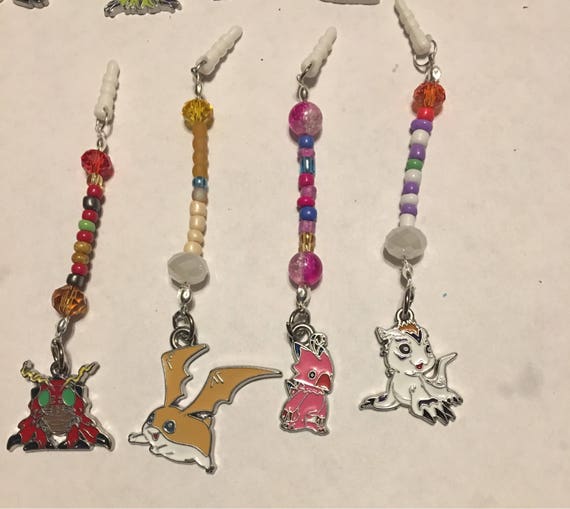 Digimon Bracelets and Phone Charms Etsy