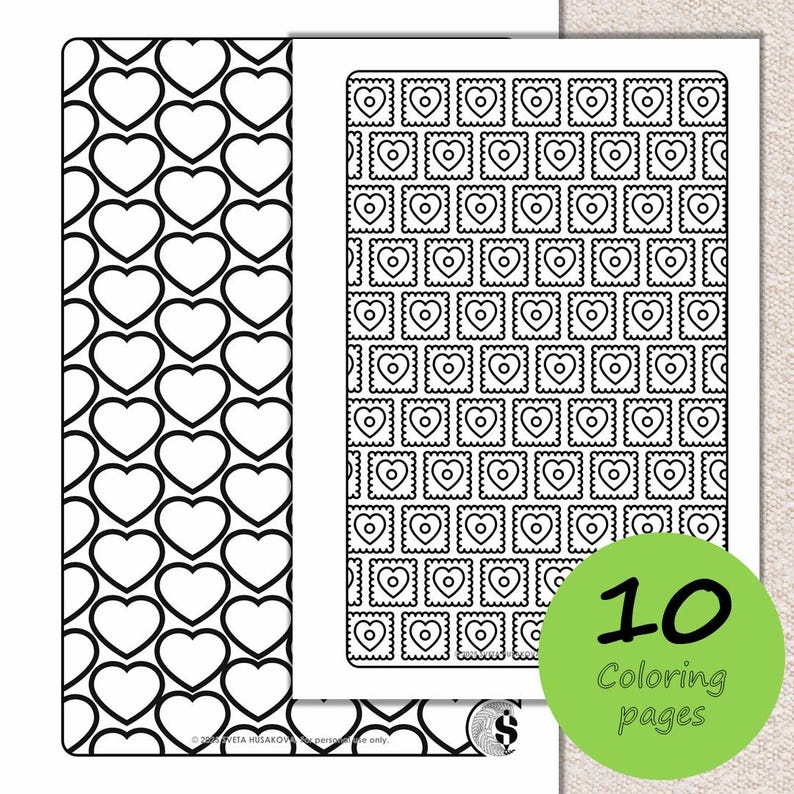 Mini Neuro Coloring Book | 10 Printable Pages | Mindful Relaxing Line Art | Digital Download image 3