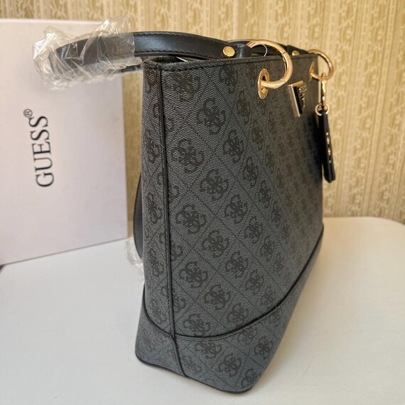 Structured Tote Bag with Signature Pattern - image 6