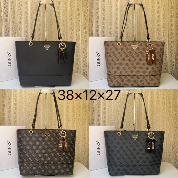 Structured Tote Bag with Signature Pattern - image 10