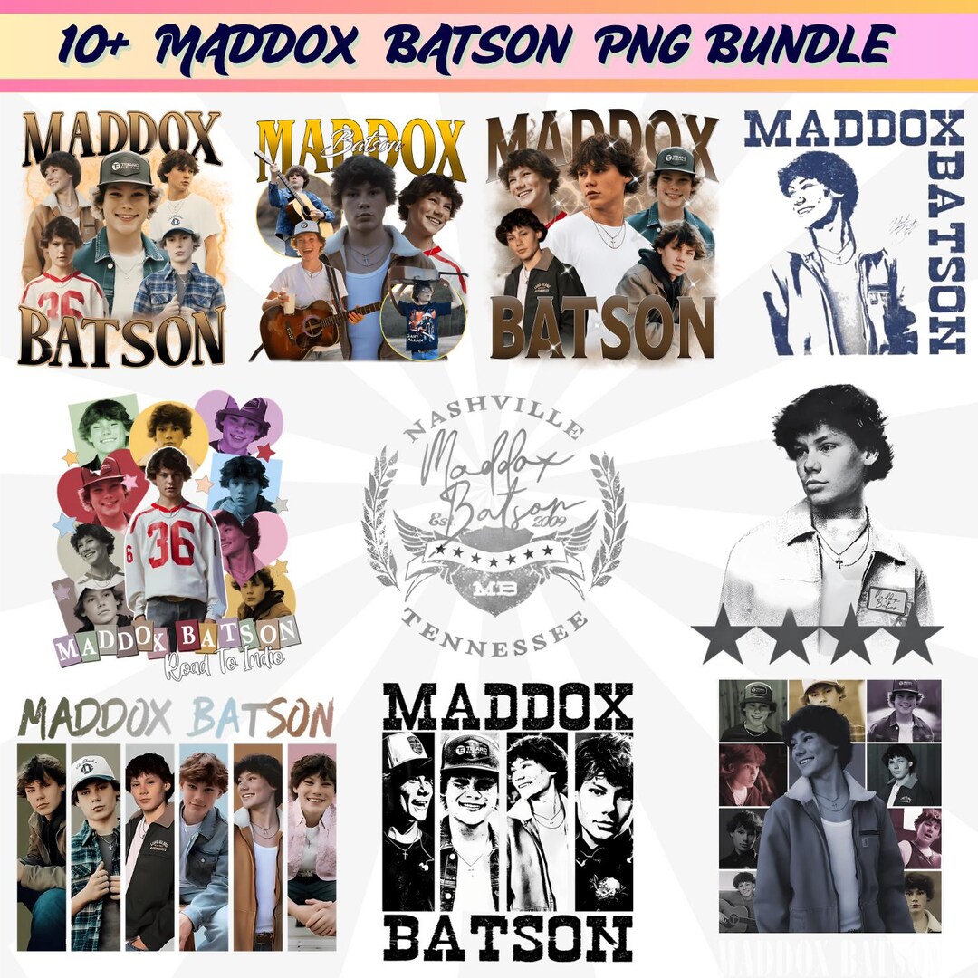 Modox Singer Maddox Singer Batson Png Bundle, Live Worldwide Tour 2026 Png, Fan Gift ...