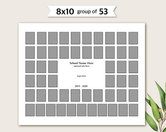 8x10 Composite for 53, Photoshop Template - SCH129 - INSTANT DOWNLOAD