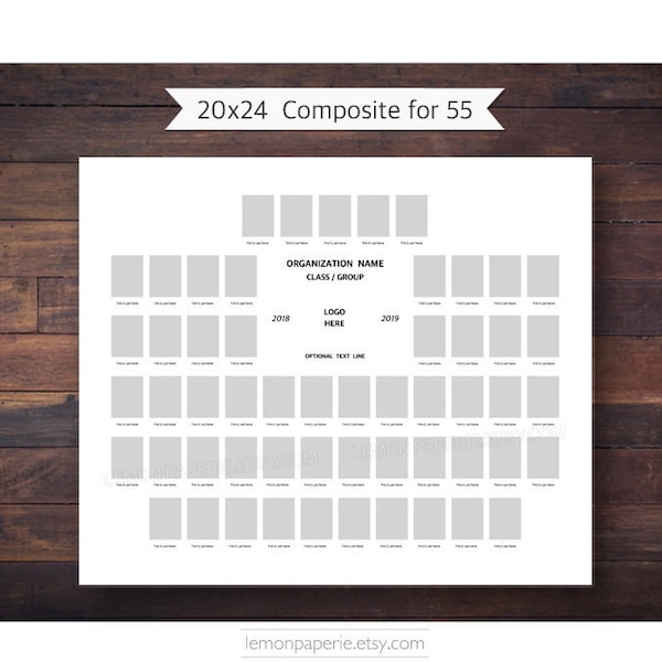 20x24 Composite for 55, Photoshop Template - SCH77 - INSTANT DOWNLOAD