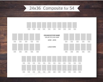 24x36 Composite for 54, Photoshop Template - SCH88 - INSTANT DOWNLOAD