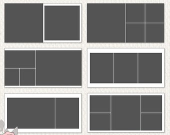 SALE 10x10 Press Printed LayFlat Album Template - Classic, psd Photoshop Templates (ALB202) INSTANT DOWNLOAD