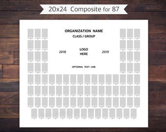 20x24 Composite for 87, Photoshop Template - SCH84 - INSTANT DOWNLOAD