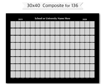 30x40 Composite for 136, Photoshop Template - SCH97 - INSTANT DOWNLOAD