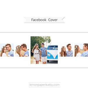 Facebook Timeline Cover, Photoshop Template - FT209 - INSTANT DOWNLOAD