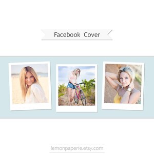 Facebook Timeline Cover, Photoshop Template - FT224 - INSTANT DOWNLOAD