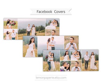 Facebook Timeline Covers, Photoshop Template - FT207 - INSTANT DOWNLOAD