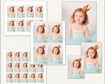 Composite Templates for School, Daycare, Preschool, Memory Mate, Printing Template, Print (PT201) INSTANT DOWNLOAD