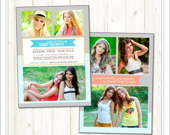 5x7 and 8x10 Mini Session Template, Marketing Board, Storyboard, PSD Photoshop Template (MA240) INSTANT DOWNLOAD