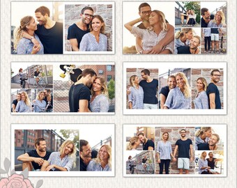 SALE 12x12 Press Printed Lay Flat Album Template - Classic (ALB201) INSTANT DOWNLOAD
