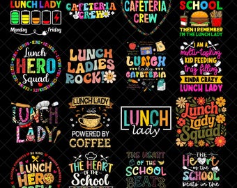 Cafeteria Tray Png Bundle, Cafeteria Squad Png, Cafeteria Sublimation Design, Cafeteria Worker Crew Gift, Lunch Lady Gift, School Cafeteria