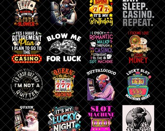 Casino Png Bundle, Gambling Quote Bundle Png, Poker quotes Png, Jackpot Vibes, Bluffing Png, Casino Shirt Png, Casino playing card Png