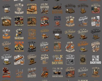 I'll Be In The Backyard Funny Cigar And Bourbon Lovers PNG Bundle, I’ll Be In The Backyard PNG, BBQ Party Sublimation, Digital Download