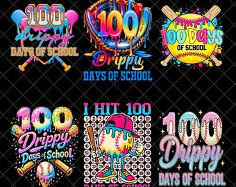 100 Drippy Days of School Png, 100 Days of School Png, Football Png, 100 Days of School Football, 100 Days of School Kids, 100th Day School