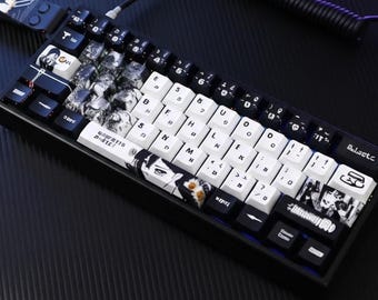 Higashiyama Kobeni Keycaps, Cherry Profile PBT Sublimation Keycaps Set, Anime Keycaps Anime, Japanese Style Keycaps Set, Artisan Keycaps Set
