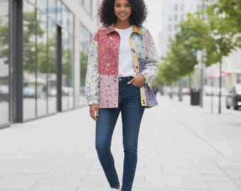 Maximalist Mini Floral Patchwork Jacket – Multicolor | No. 127