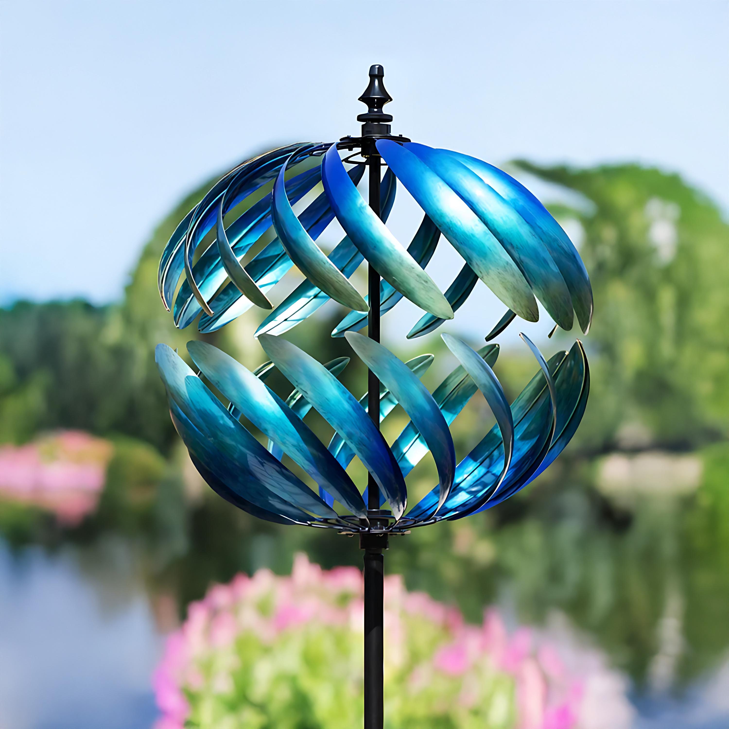 Multicolor Windmill Multicolor Handmade Garden Wind Spinner, Outdoor Garden Decoration ...