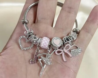 Trendy Bow Heart Bracelet Jewelry | Elegant Women’s Fashion Gift Accessory