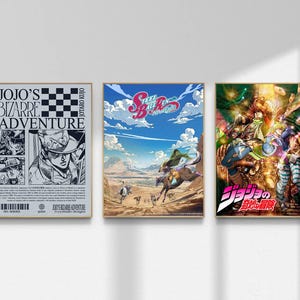 Jojo steel ball run poster - Etsy 日本