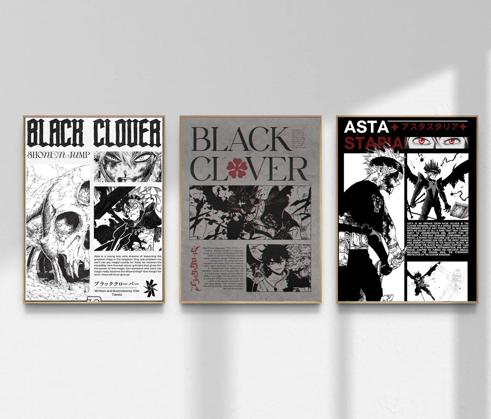 Grupo Erik Poster Black Clover Officiel - Affiche Décorative 61.5x91cm Pour Chambre Et Salon