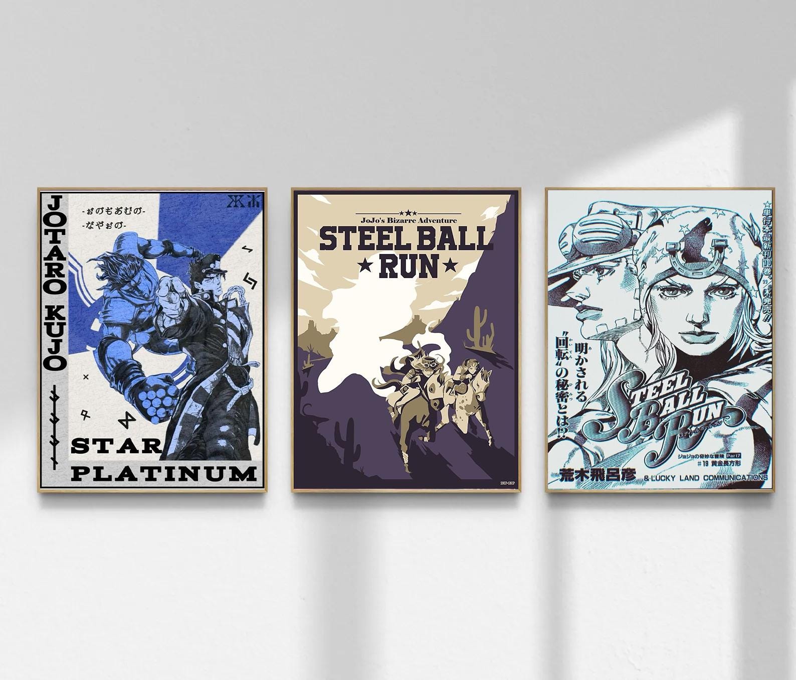 Jojo steel ball run poster - Etsy 日本