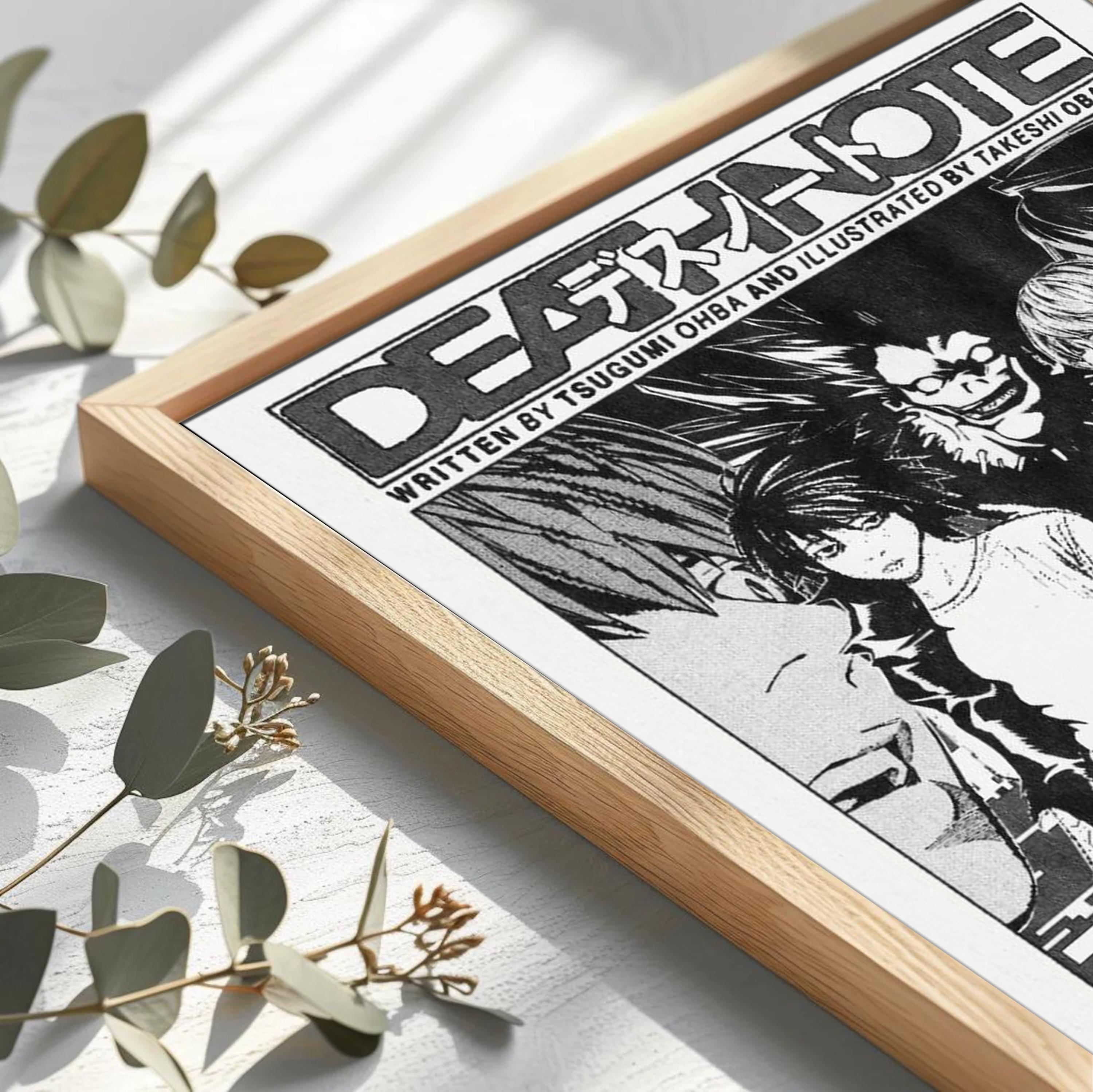 Pinterest Death Note Poster Death Note Poster, Ryuk Light Yagami Anime Poster, Dark Anime Wall Art ...