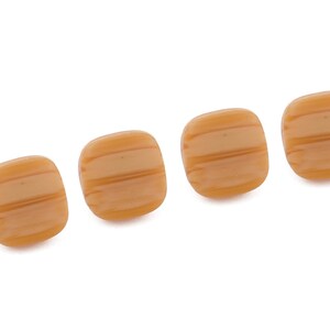 6 st 10 mm metallknapp med fyrkantig träknapp beige mångsidig stickad tröja kashmirtröja handsydd knapptillbehör