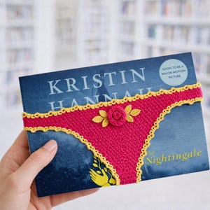 かぎ針編みのブックマークパターンPDF | 初心者向け簡単ブックストラップ | 今すぐダウンロード | 本好きへの手作りギフト