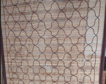 Cross Thread Bamboo Blinds For Windows