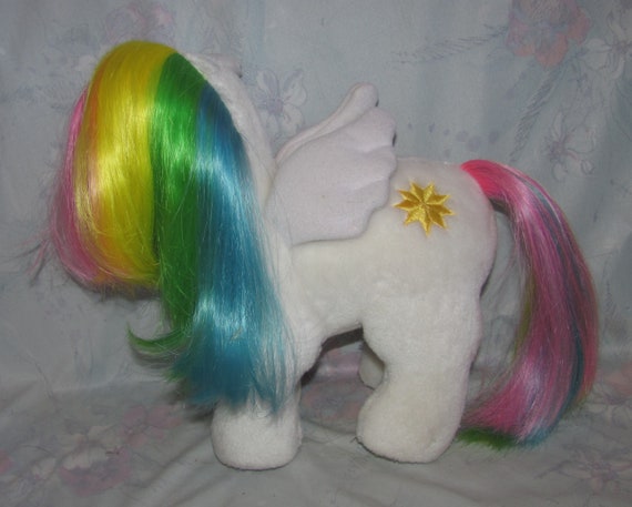 Vintage Hasbro My Little Pony Mlp Softie Plush Horse Etsy