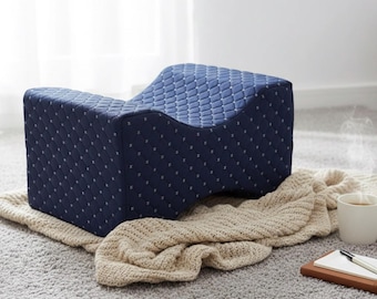 Knee Pillow for Side Sleepers – Memory Foam Leg Pillow