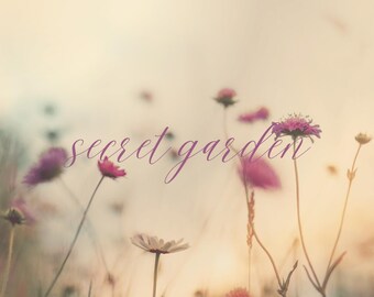 Vaxsmältor med doft av vildblommor – hemlig trädgård – ekologiskt rapsvax – naturligt doftande smältvax – handhällda – BOTANICA EDITION