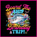 It's My Birthday Trip PNG, Cruise Birthday PNG, Birthday Trip Cruise PNG, Cruise Crew product logo