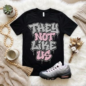 Statement Graphic Tee, Match Air Max 95 Pink Foam Grey, Streetwear Matching Outfit