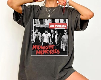 Camiseta de One Direction Midnight Memories, camiseta gráfica divertida de One Direction, regalo para fans de 1D, sudadera con capucha para niños pequeños