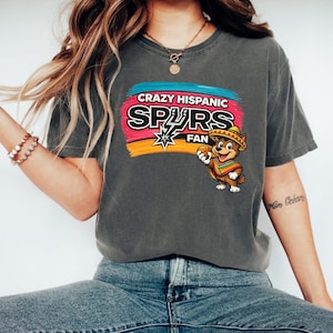 Crazy Hispanic Spurs Fan Shirt, Funny Hispanic Fan Shirt, Latino Sports Fan Tee, Youth Hoodie Sweatshirt, Toodler