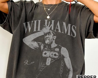 Camiseta vintage Comfort Colors de Jalen Williams #8 de OKC 2026, camiseta de baloncesto SGA Oklahoma City Thunder, sudadera con capucha para niños Todder