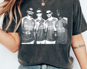 Camiseta Comfort Colors de los campeones de la Premier League 2026, camiseta divertida del Arsenal, regalo para aficionados al fútbol, regalo para los Gunners.